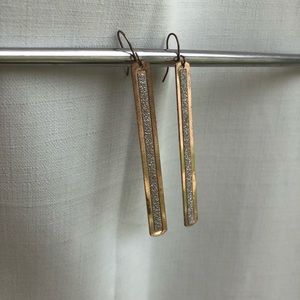 Gold earrings